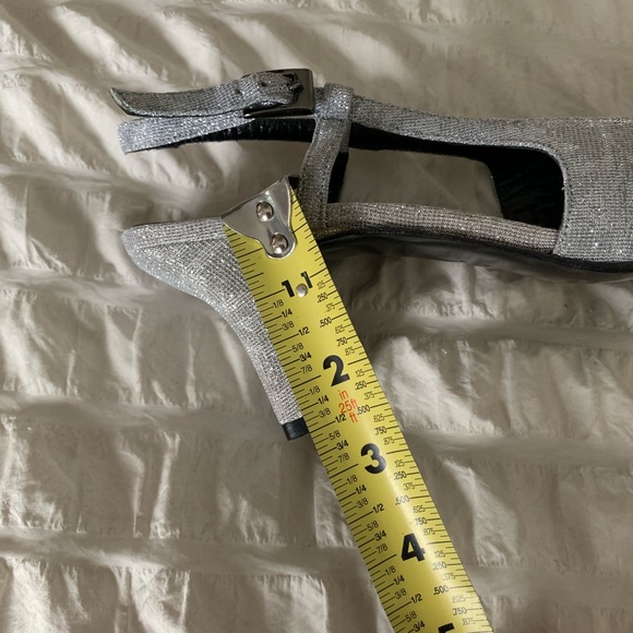 Browns couture silver women’s sling backs size 8.5 - Picture 7 of 14